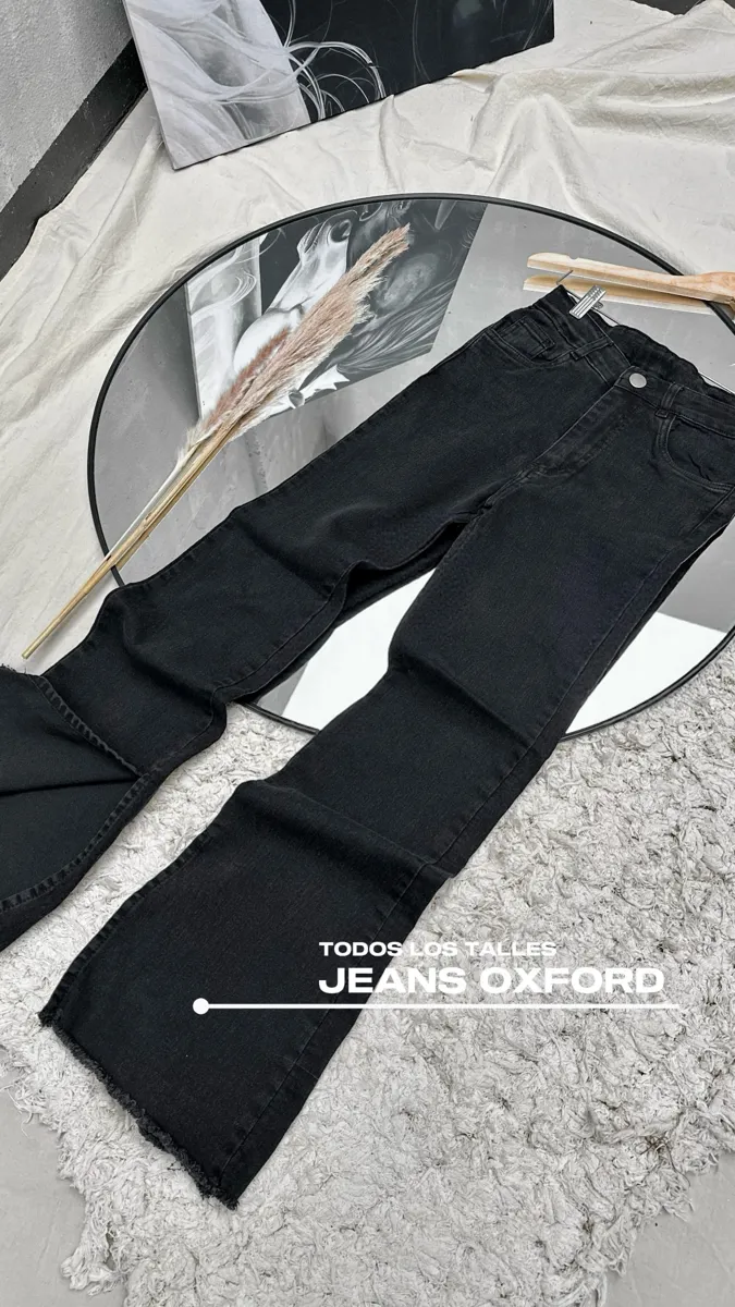 Jeans Oxford negro