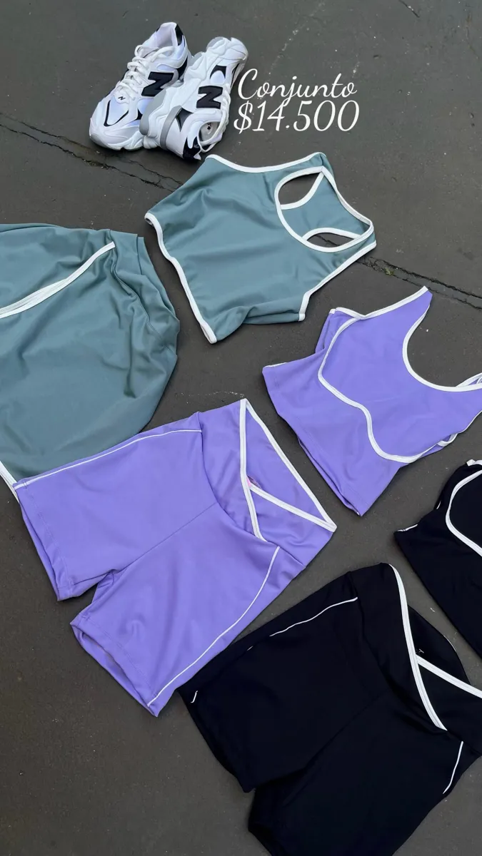 Conjunto líneas deportivo
