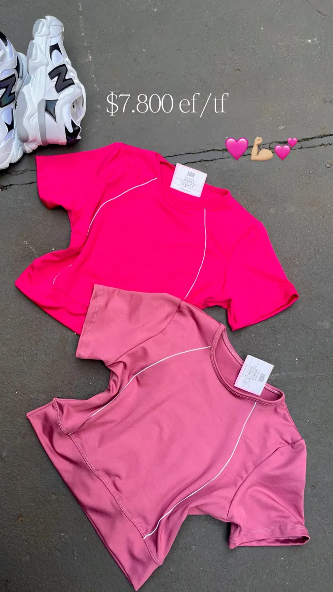 Baby tee deportiva 