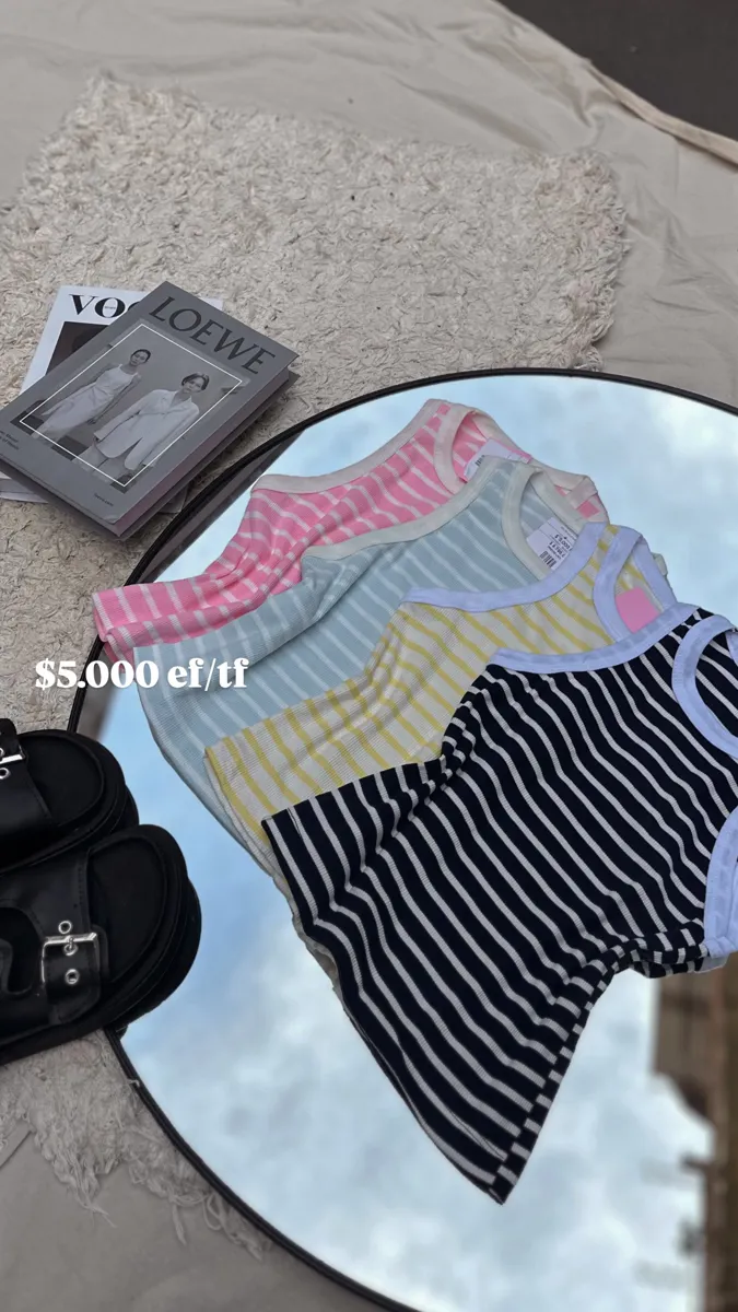 Musculosa rayas 