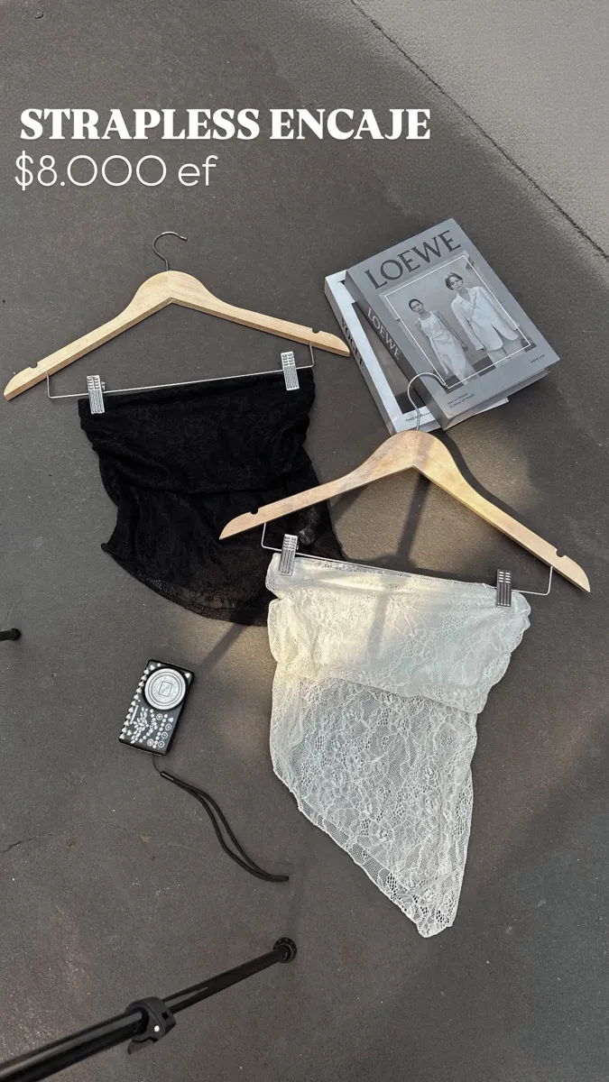 Strapless encaje 