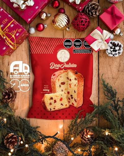 PAN DULCE DON JULIAN CON FRUTAS 400G 