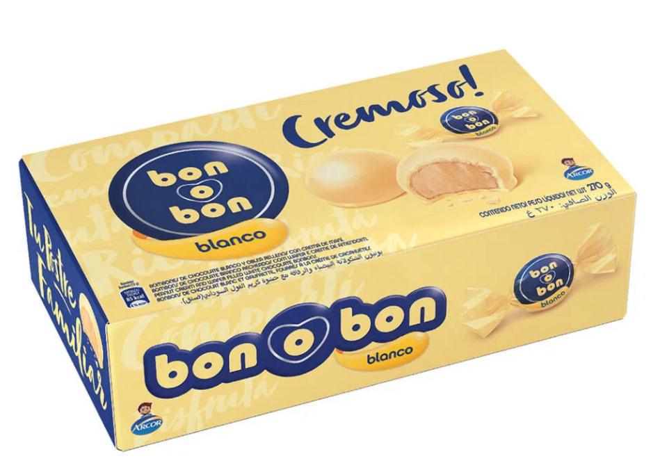 ARCOR BON O BON BLANCO X 15GR