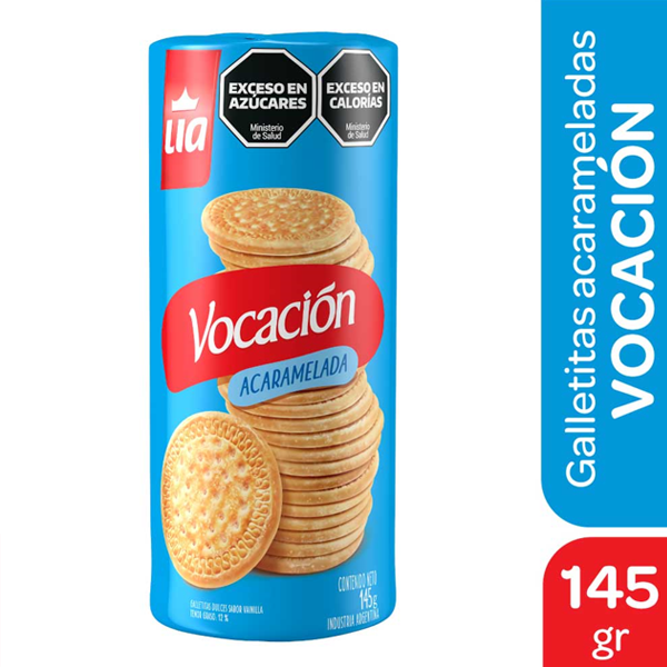 GALLETITA VOCACION ACARAMELADA X 145G