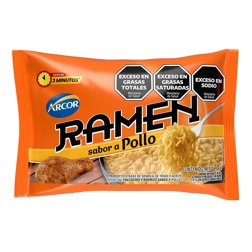ARCOR RAMEN SB A VEGETALES 70G