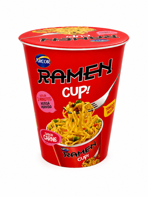 ARCOR RAMEN CUP SB CARNE 65G