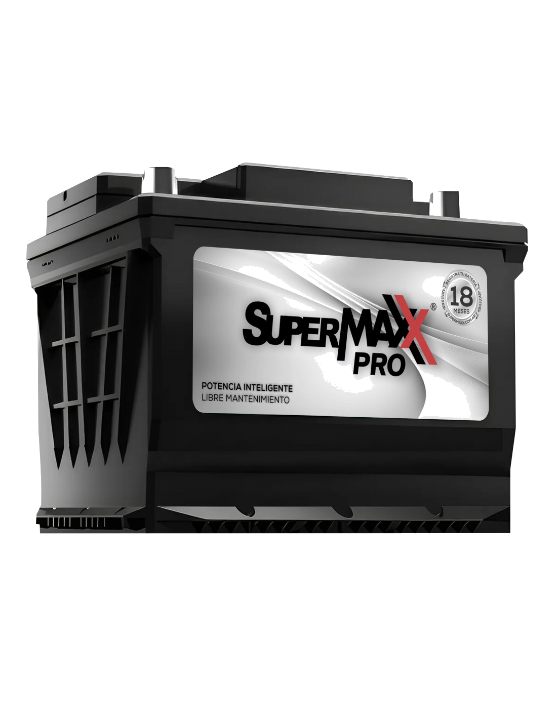 BATERIA SUPERMAXX PRO 12X50 DER "TIPO FORD KA BAJA" / CCA-18º: 330A / C20: 45AH / RC: 60MIN / 207*175*175*175 / 8P / 11,5KG